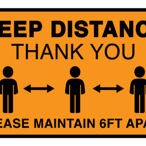 Social Distancing Signage