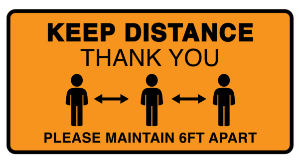 Social Distancing Signage