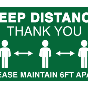 Social Distancing Signage