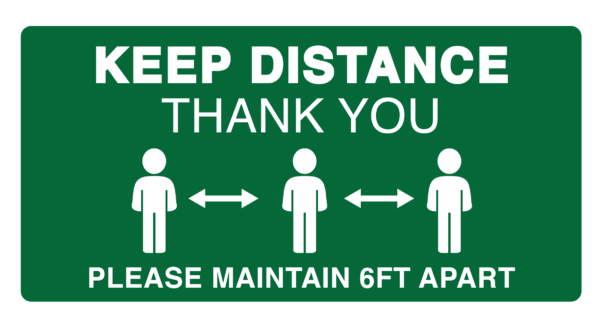 Social Distancing Signage
