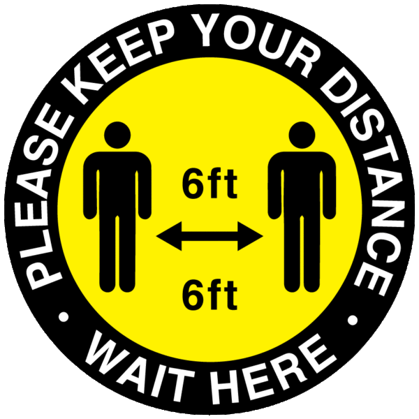 Social Distancing Signage