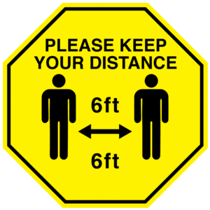 Social Distance Signage