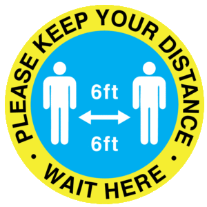 Social Distancing Signage