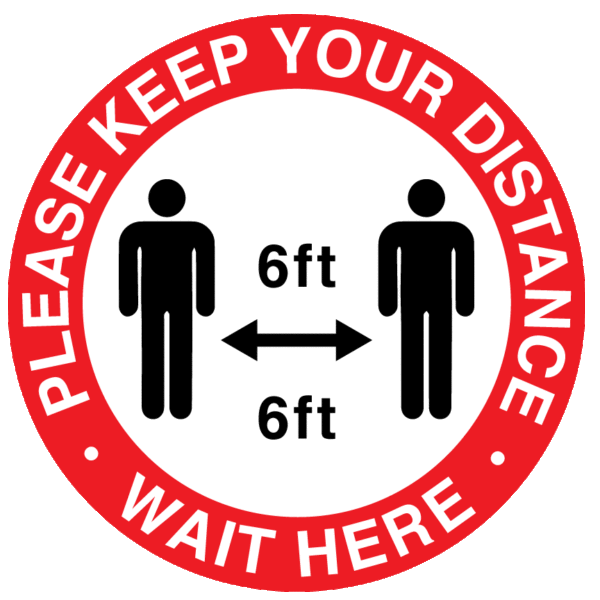 Social Distancing Signage