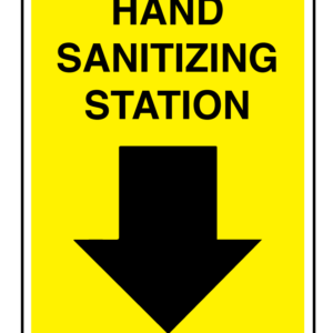 Hand Sanitizer Station Signage